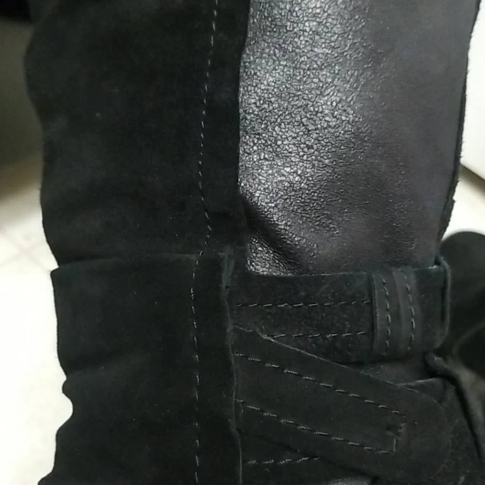 BARE TRAPS suede winter boots fleece lined